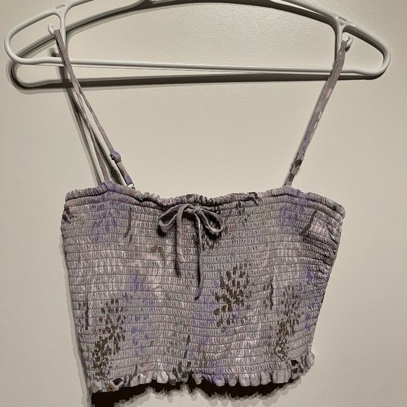 Aritzia Wilfred Smocked Tank, Size S - Picture 2 of 6